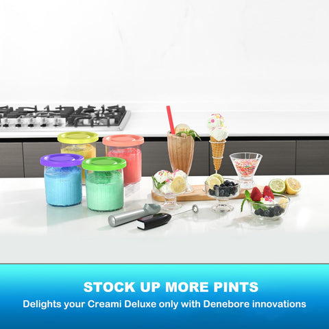 DENEBORE temperature-resistant pints withstand cold and hot cycles