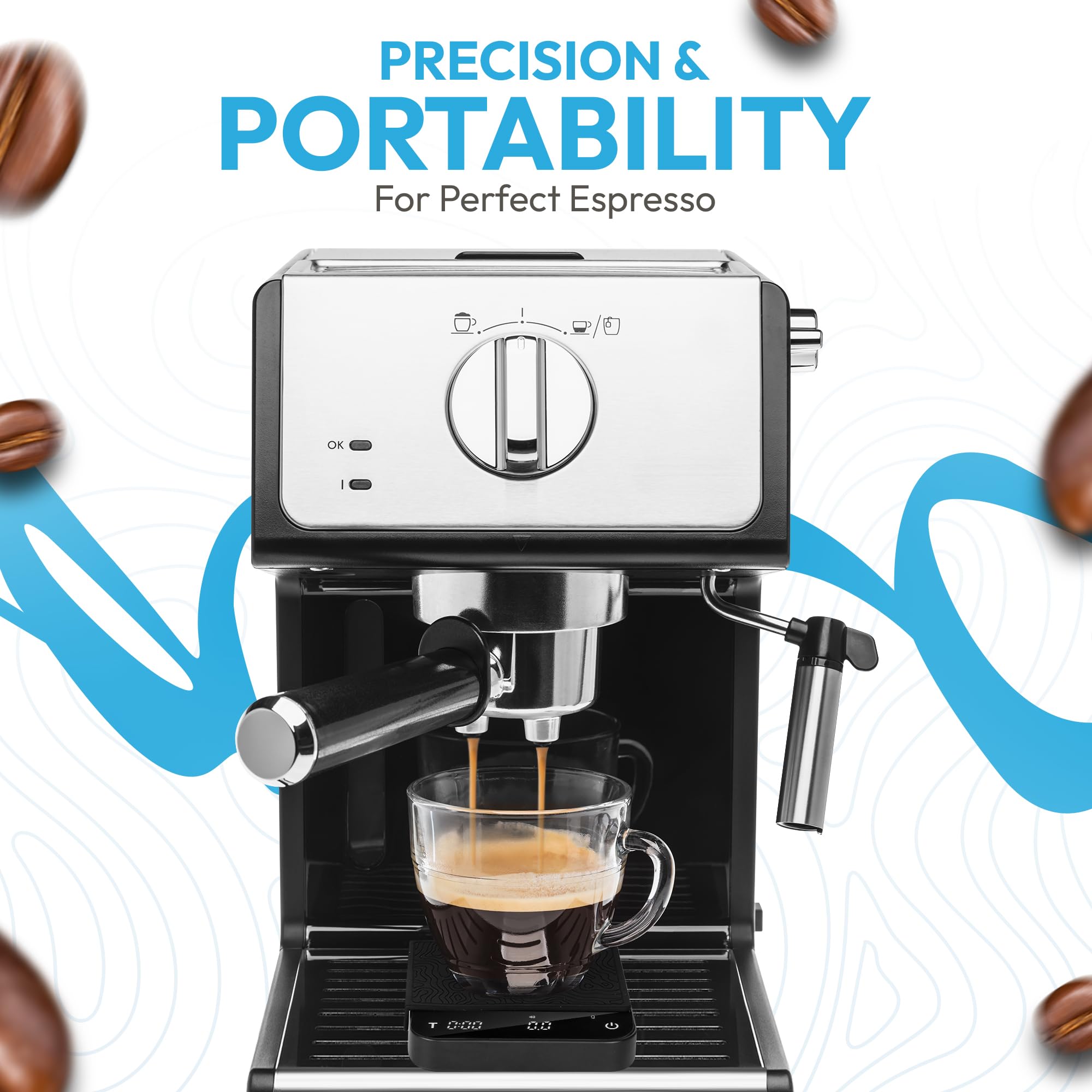 DeNestora four brewing modes for consistent results across brews.