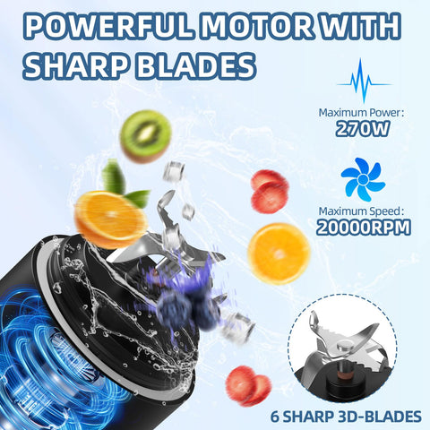 DENOKIN six-blade system for smooth blends