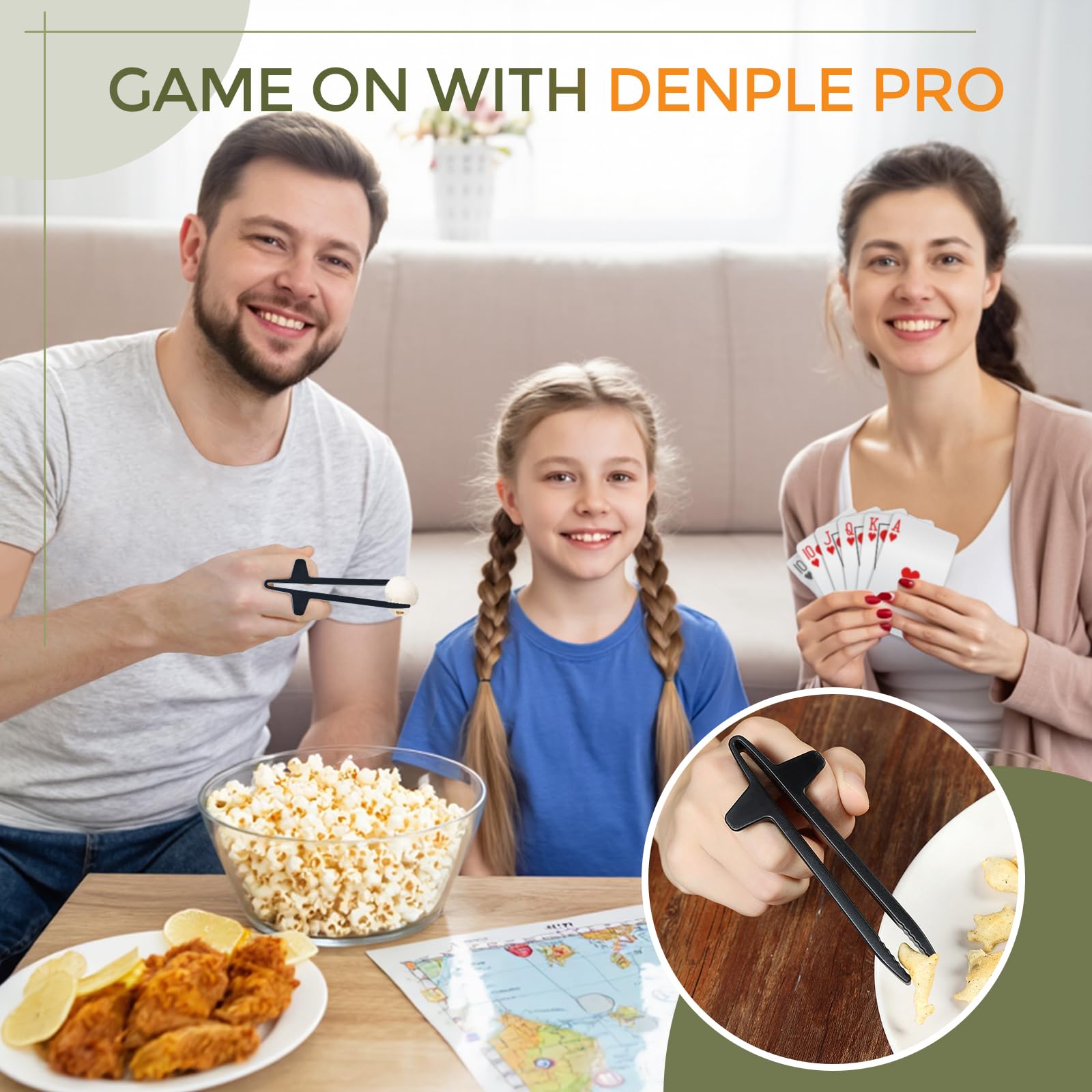Denple color variety display helps quick snack differentiation.
