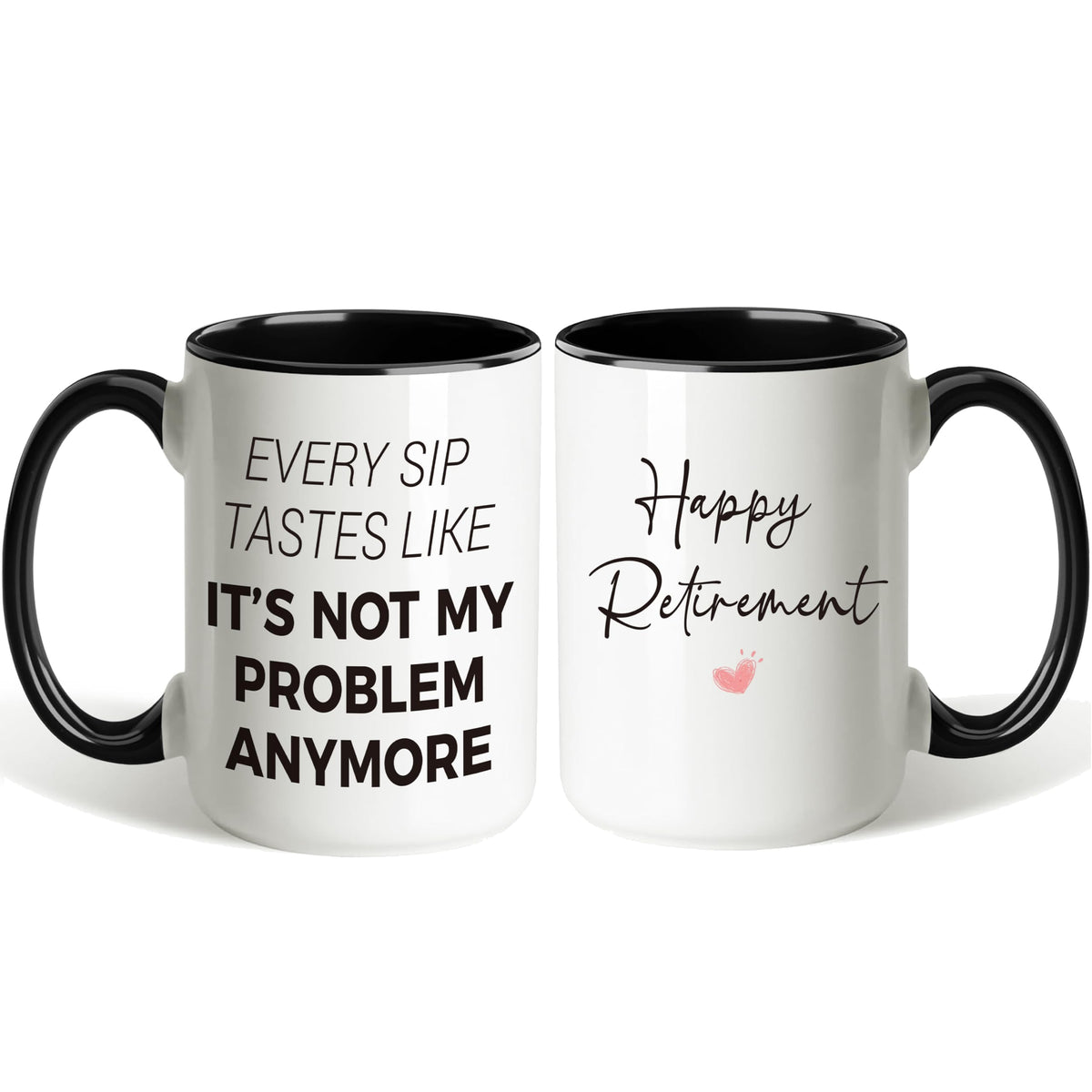 Deoqash retirement mug 15oz for a relaxed morning coffee ritual.
