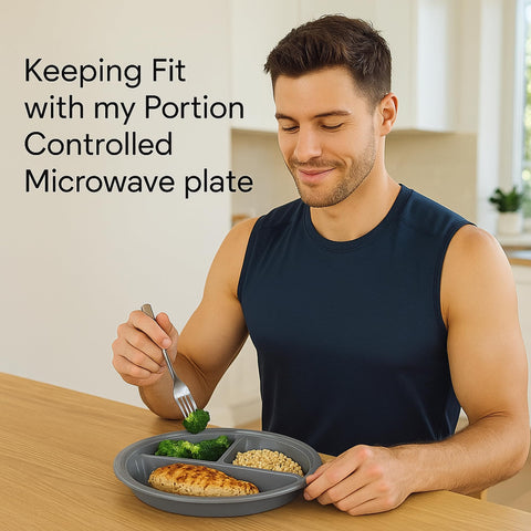 Dependable Essentials BPA-free reusable plates for microwave and freezer use.