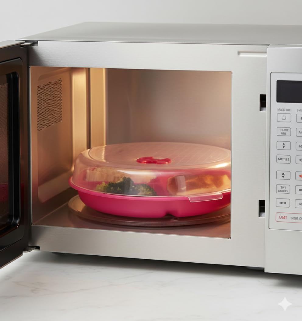 Dependable Essentials 8.75 inch plates ideal for leftovers and on-the-go meals.