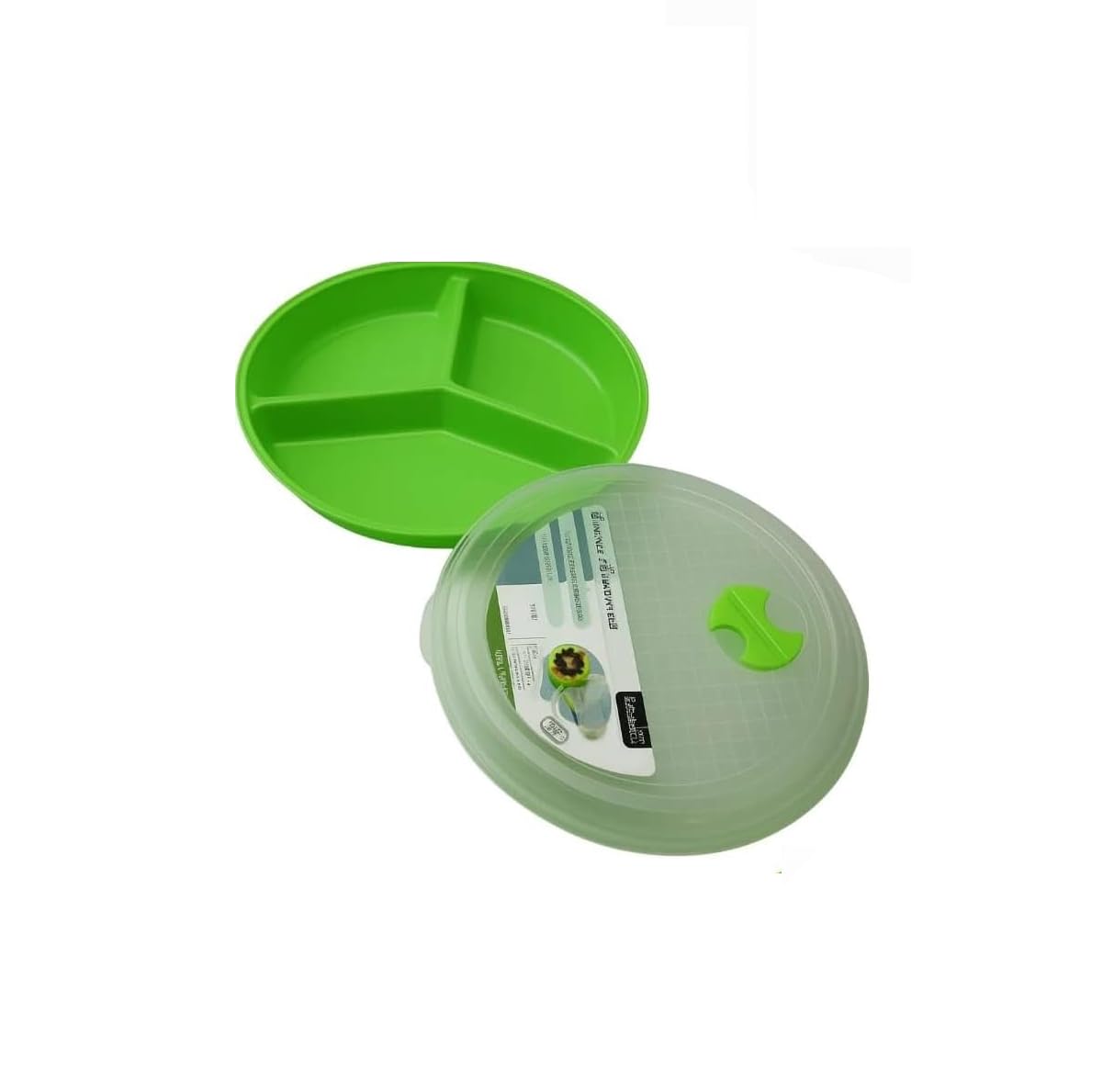 Dependable Essentials stackable plates save cabinet space and travel easily.