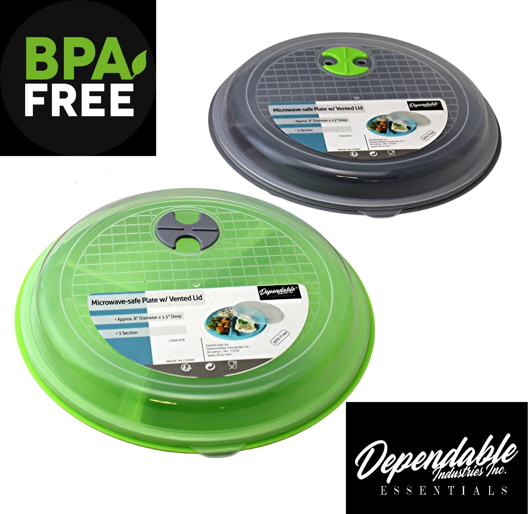 BPA-free material for safe daily use at home or school.