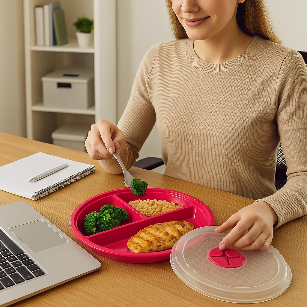 Stackable design saves kitchen space and simplifies storage.