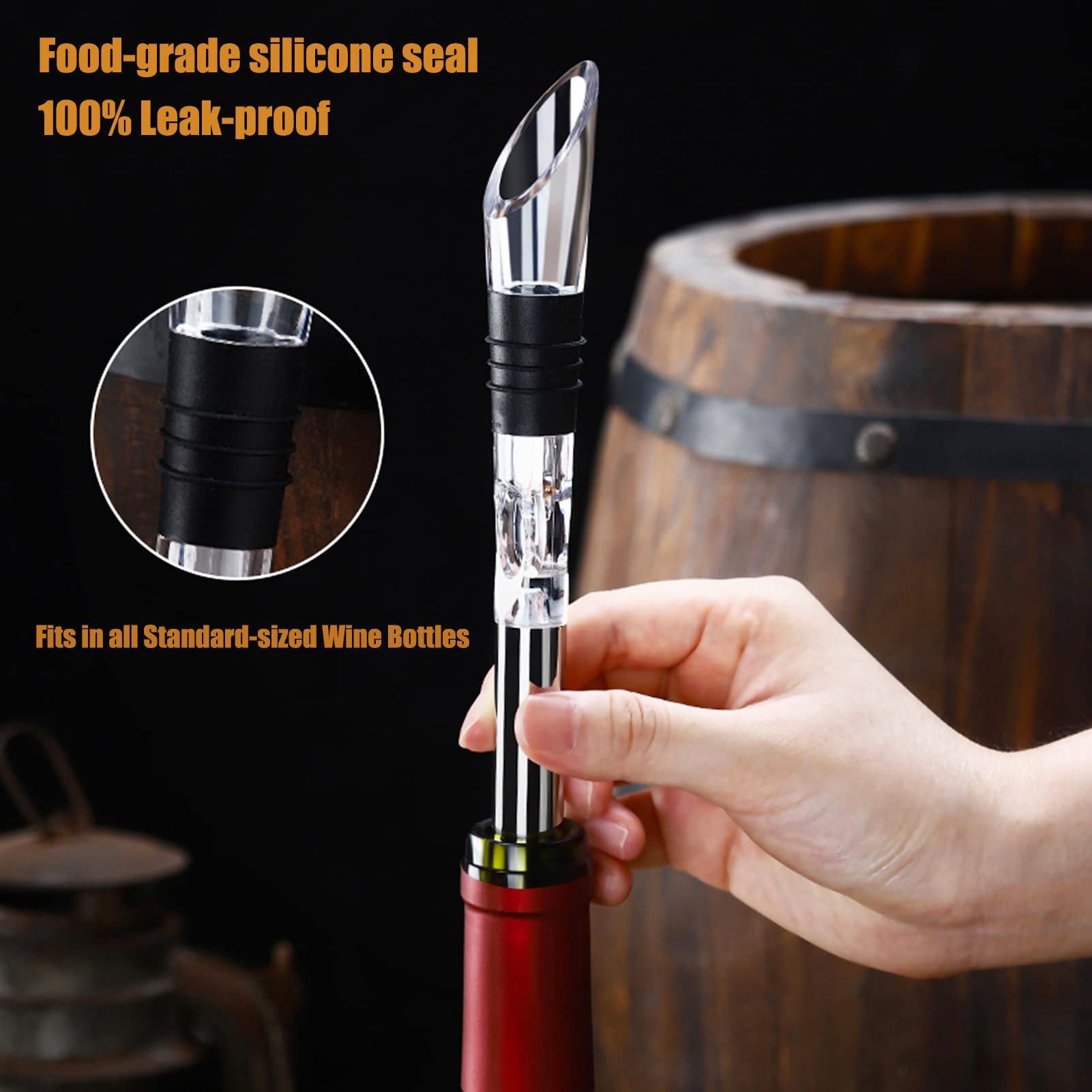 DERGUAM drip-free pour maintains a clean, spill-free serving.