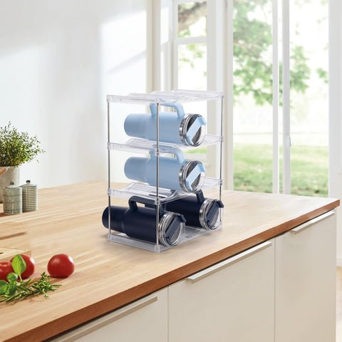 Dersyer durable feet keep the organizer steady on shelf or counter.