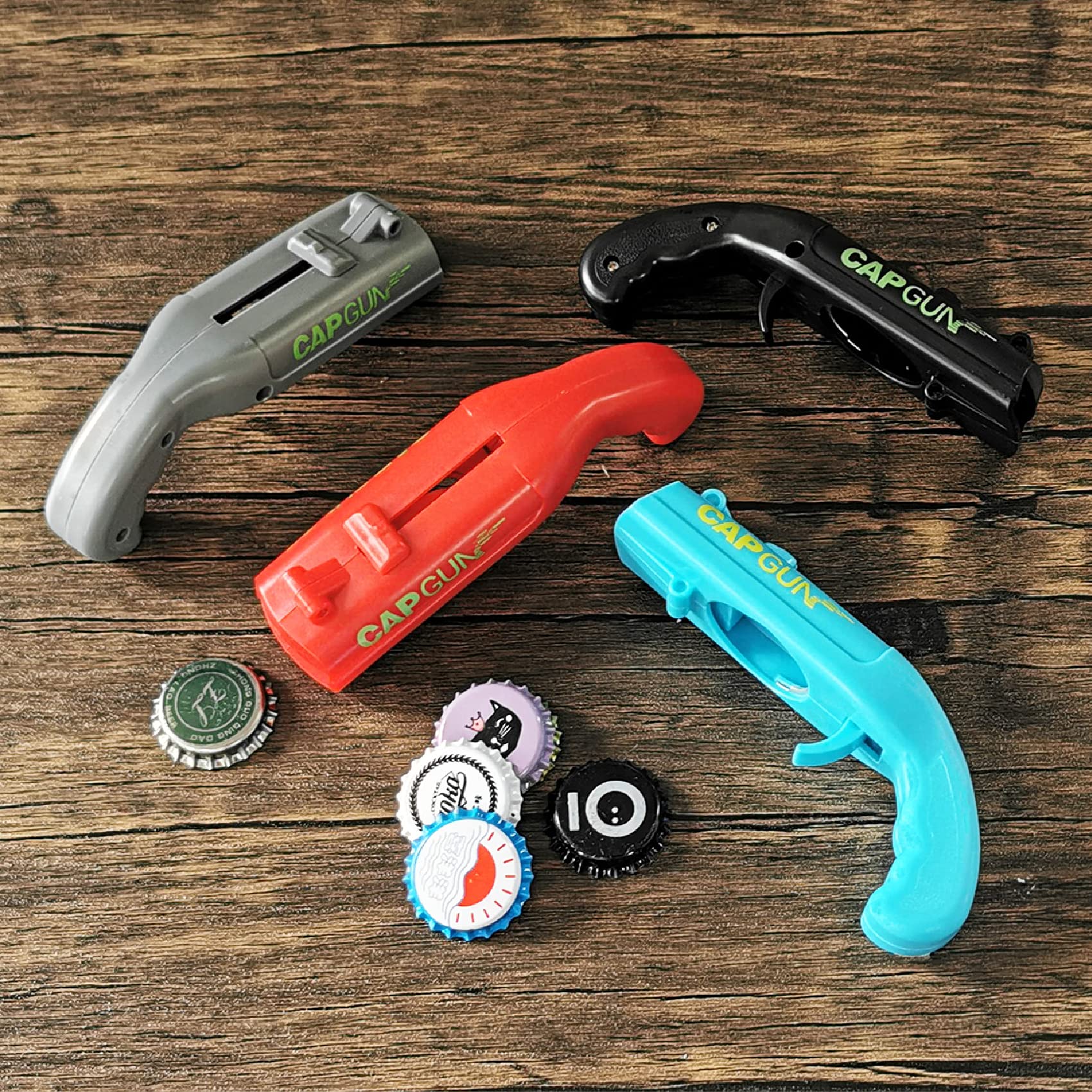 Dervyxious cap gun bottle opener as a gift idea for beer lovers