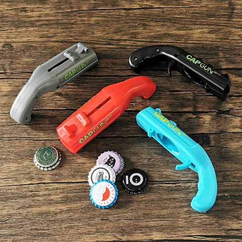 Dervyxious cap gun bottle opener as a gift idea for beer lovers