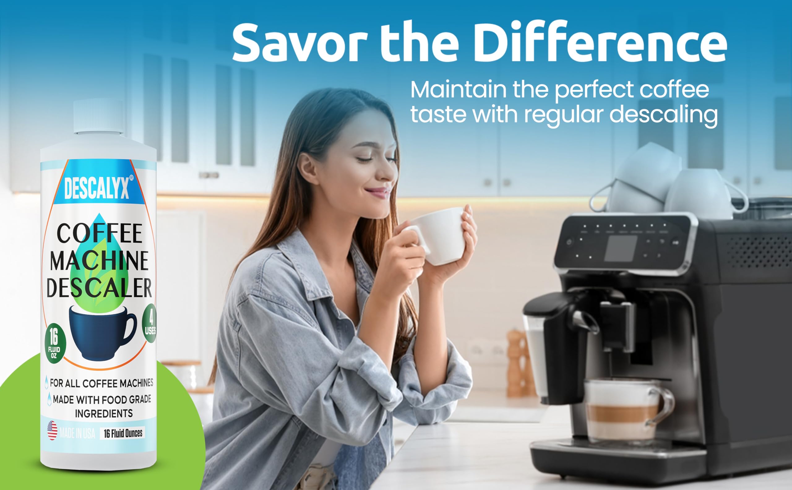 Descalyx eco-friendly bottle design reduces plastic waste while maintaining performance.