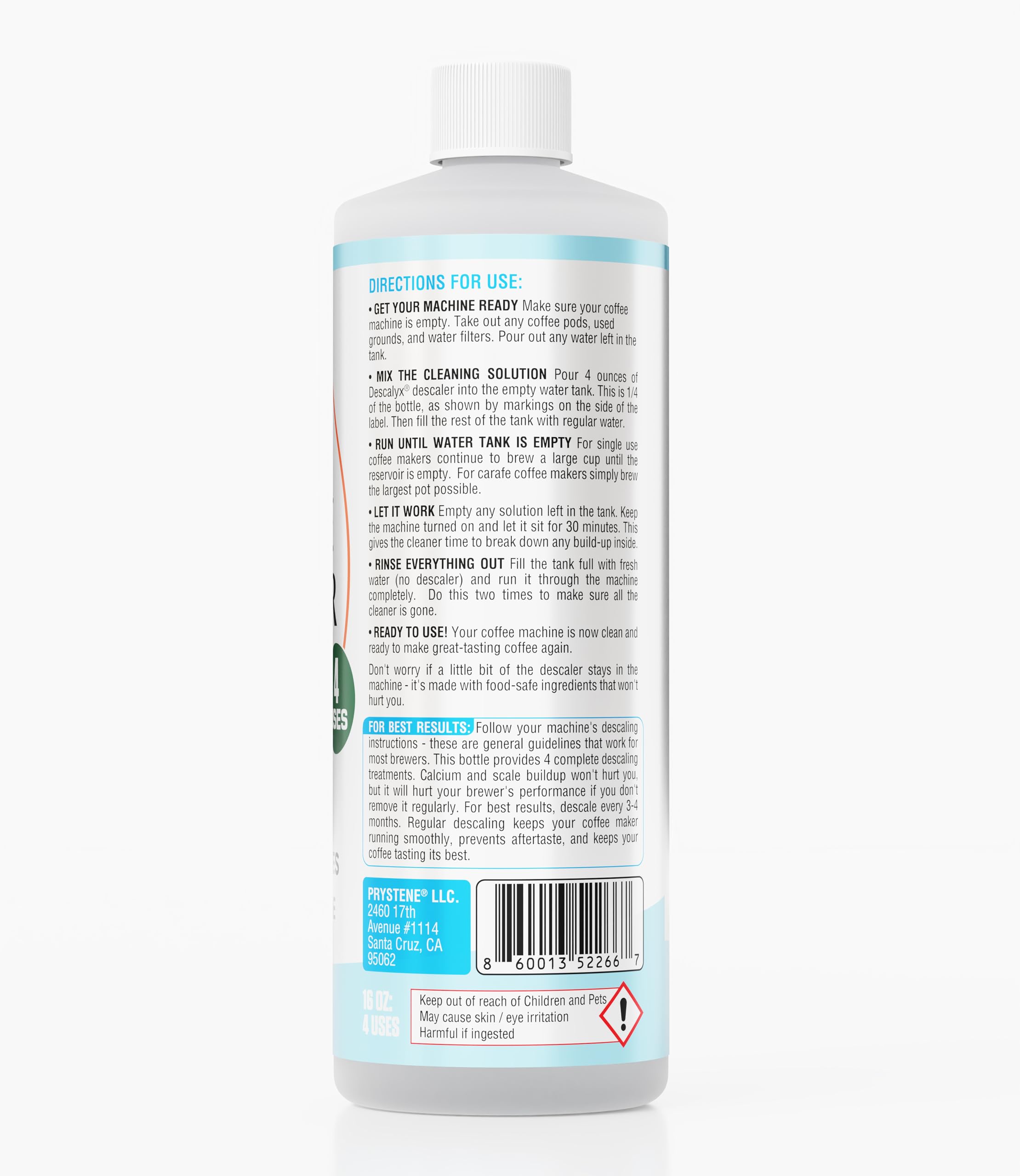 Descalyx universal compatibility graphic emphasizes safe use across major brands.