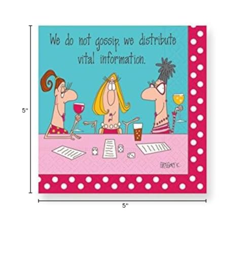 Design Design Vital Information napkins: printed with food-safe inks for appetizers and drinks
