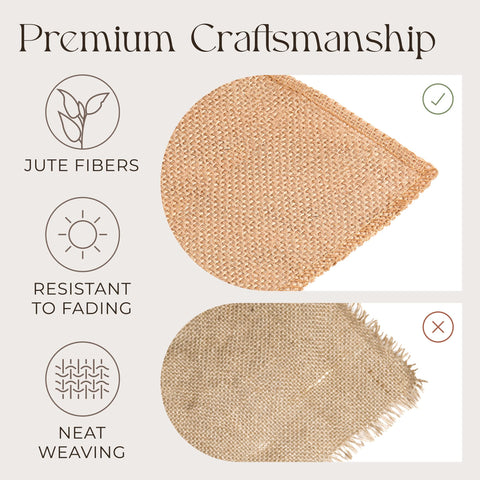 Designer Burlap Table Runner long roll ideal for DIY placemats and accents