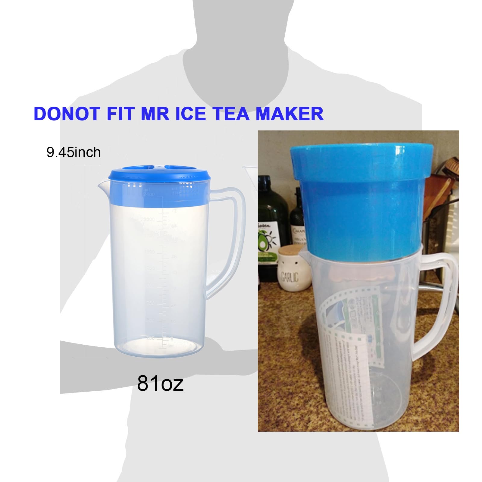 DeSJ four-spout lid on pitcher offering versatile pouring options