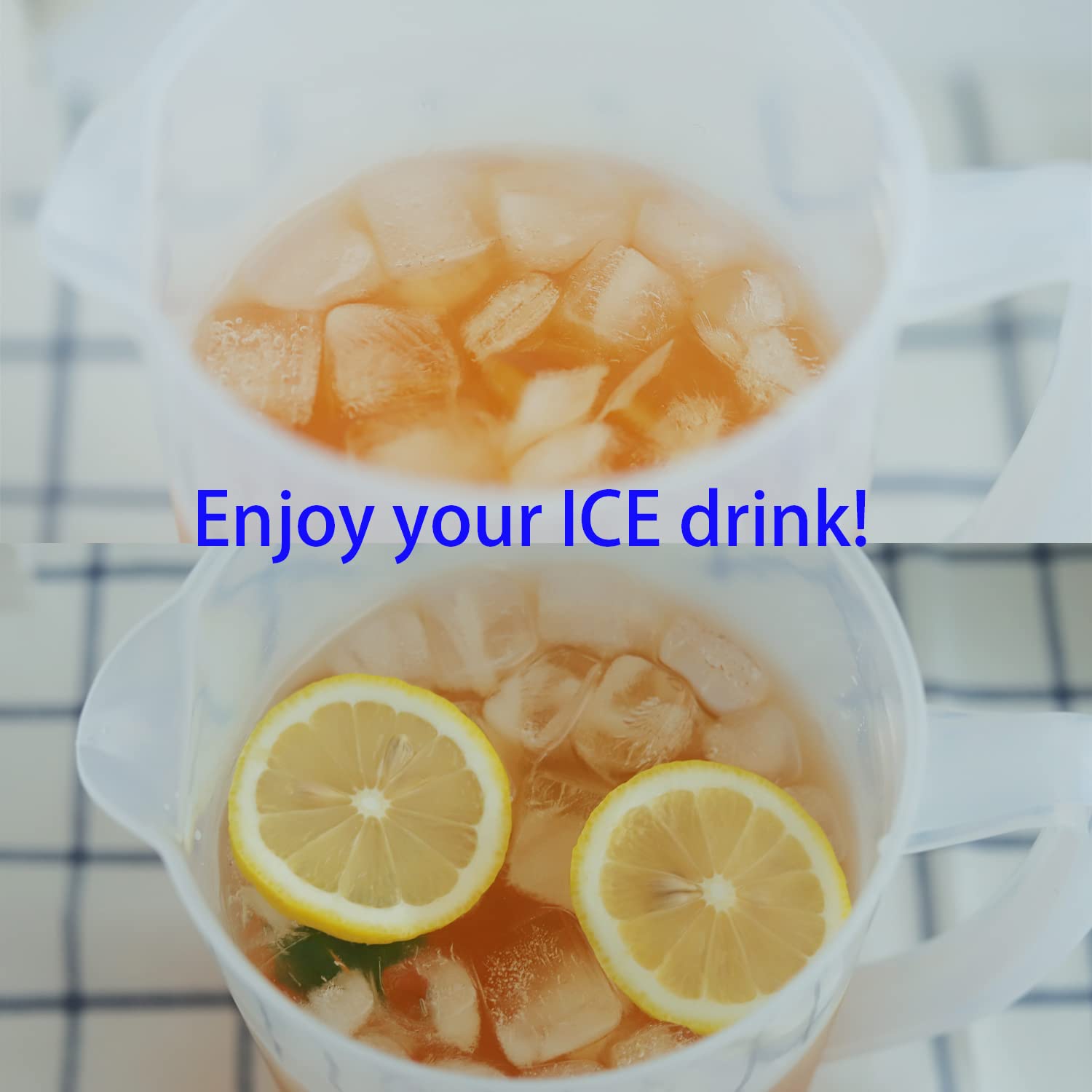 DeSJ temperature-range pitcher handles hot to cold liquids safely