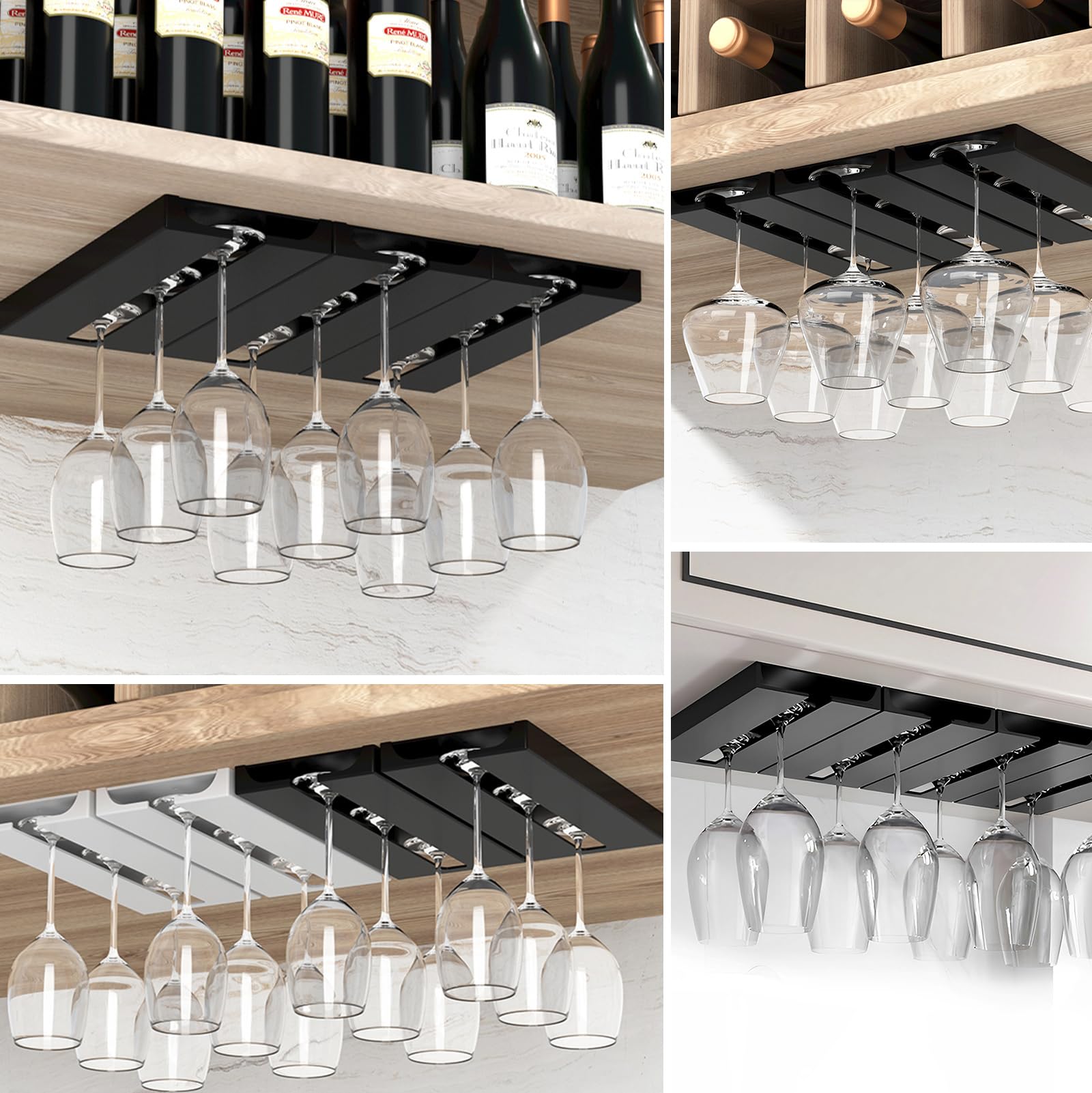 DESONAUT kitchen bar glass holder for quick access during service.