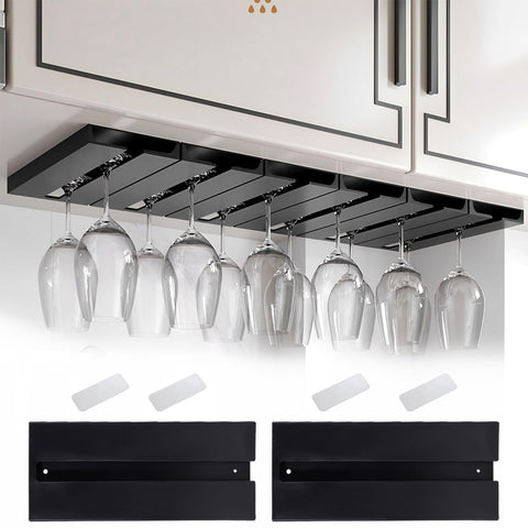 DESONAUT punch-free adhesive rack installs without drilling.