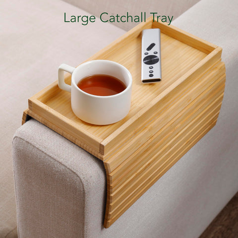 DETOR Couch Tray easy to clean eco-friendly bamboo material