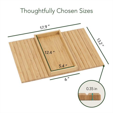 DETOR Couch Tray space-saving design ideal when no room for a side table