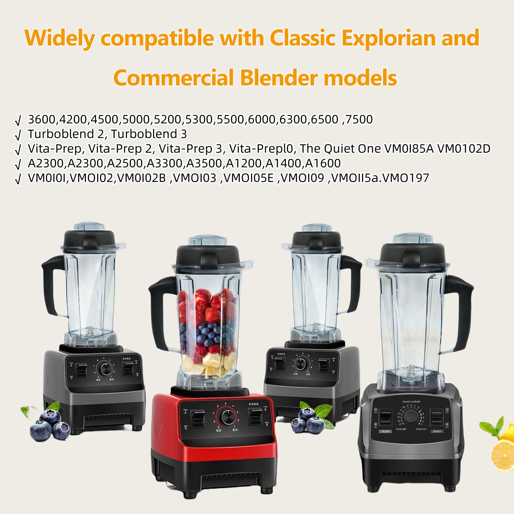 Deuovht pitcher shows stainless steel blades for smooth, consistent blends.