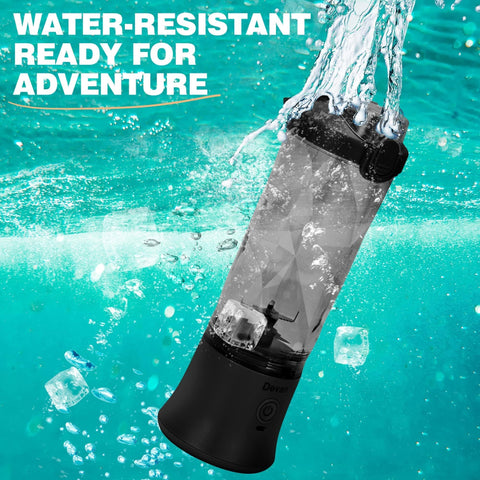 Devan stainless 6-blade system delivers smooth blends in seconds.