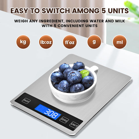 Deweywei precision-graduation 1g-0.05oz offers fine increments for baking.