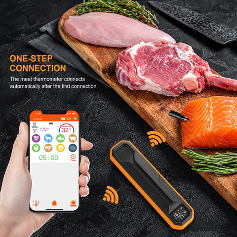 Dewjom's 500ft range lets you monitor cook progress from afar