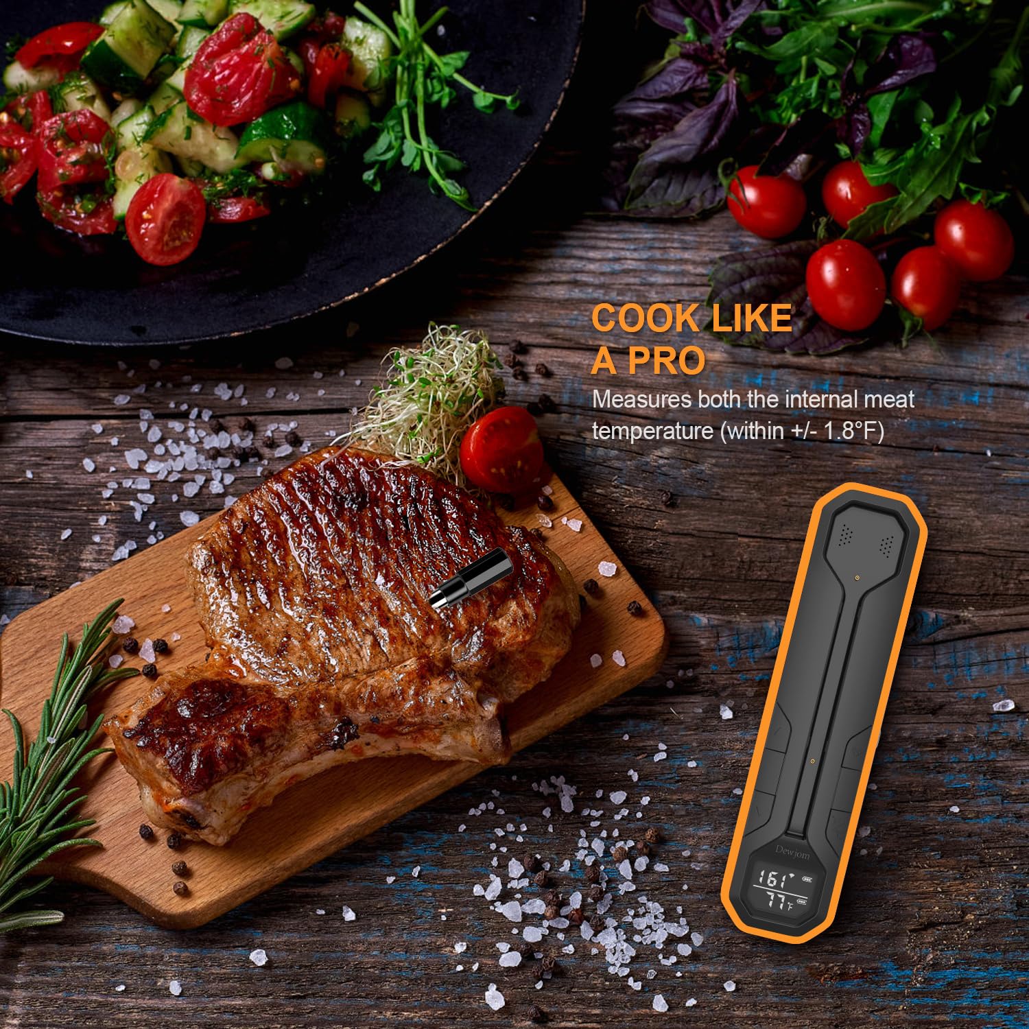 Remote hosting and app control support versatile BBQ, oven, and grill