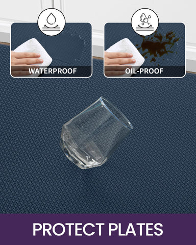 DEXI kitchen floor mat easy-clean design wipes clean quickly