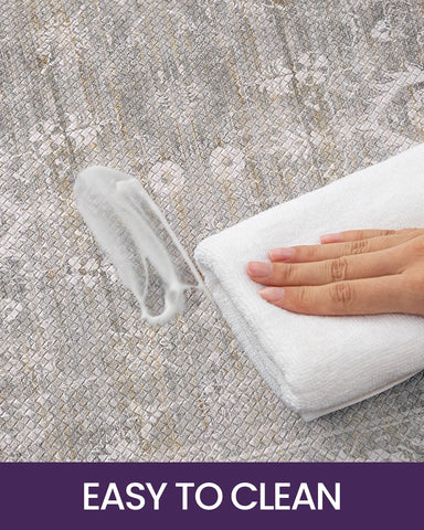 DEXI easy cleaning with damp cloth keeps pattern vibrant without color loss