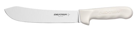 Dexter Outdoors 8-inch butcher knife blade for precise, clean cuts in busy prep rooms.