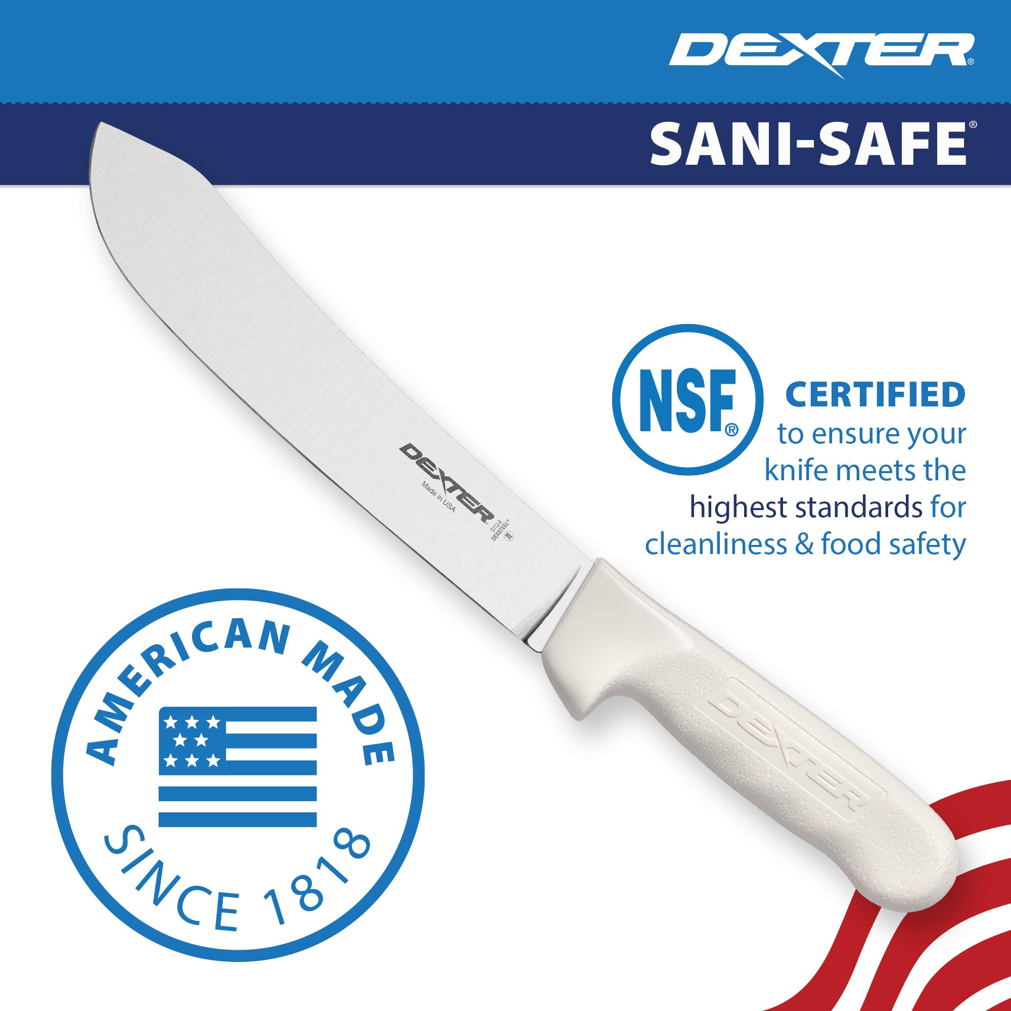 Dexter Outdoors bullnose profile guides smooth slicing for even portions.