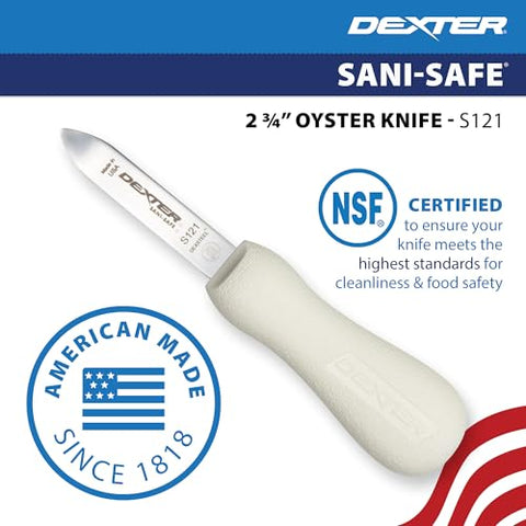 Dexter Outdoors Sani-Safe handle offers secure, non-slip grip when wet.