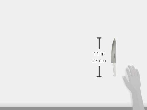 Dexter-Russell hand-honed edge on 10-inch blade for smooth, fast slicing