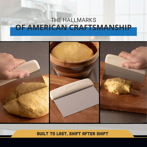 Dexter-Russell 19783 NSF certified hygienic dough scraper.