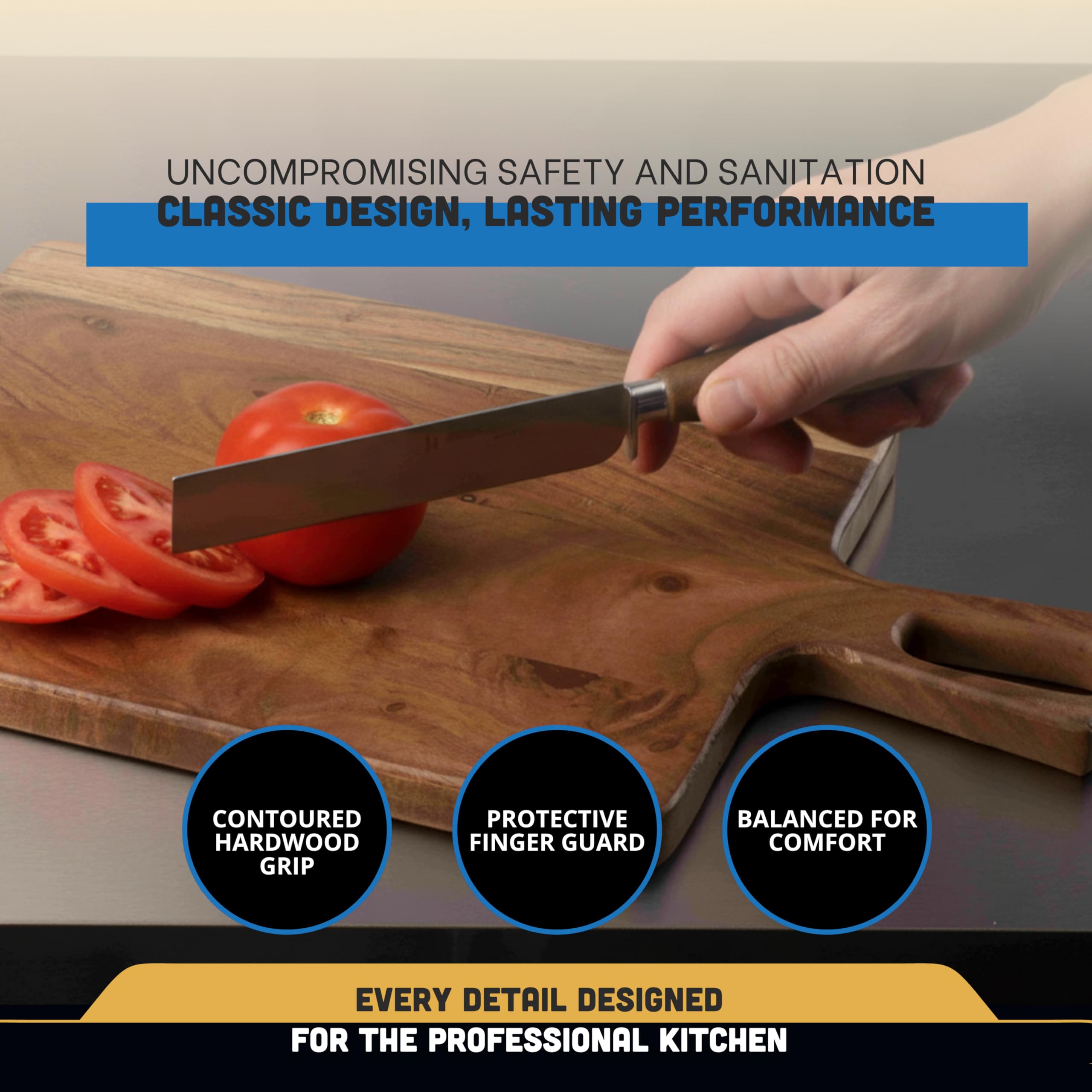 Dexter-Russell USA-made knife suits daily kitchen prep and produce tasks