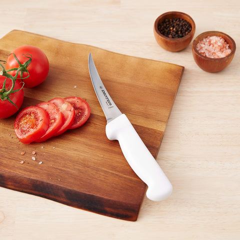 Dexter Russell boning knife with ergonomic handle for secure grip during long prep sessions