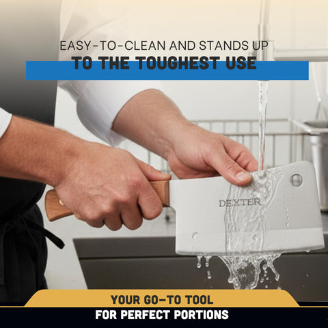 Dexter-Russell professional-grade blade suitable for high-volume meat processing