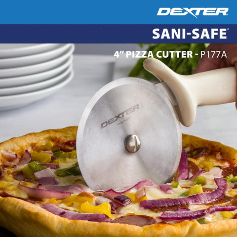 Dexter-Russell P177A-4PCP pastry and pizza cutting in kitchen.