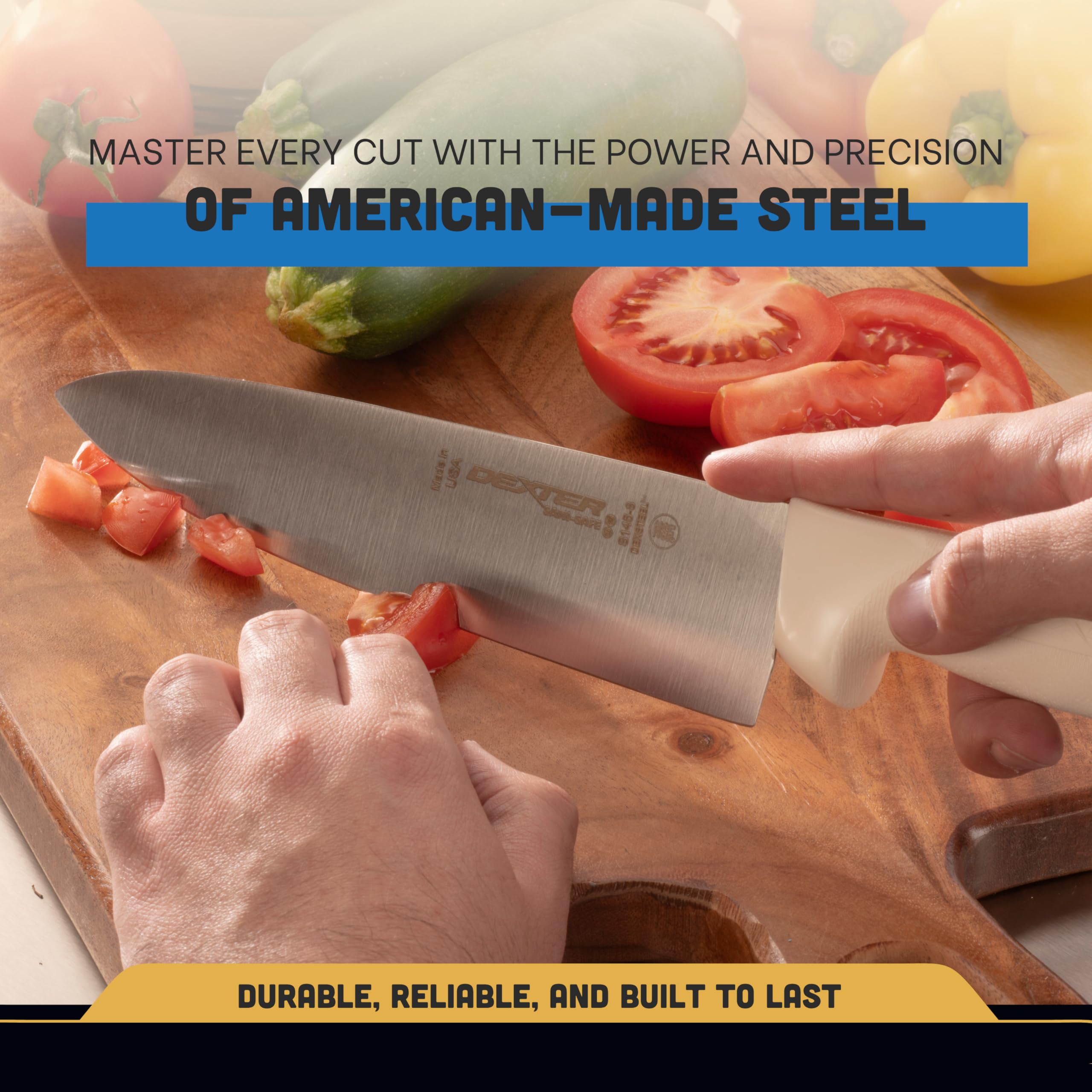 Dexter-Russell S145-10PCP NSF-certified label visible.