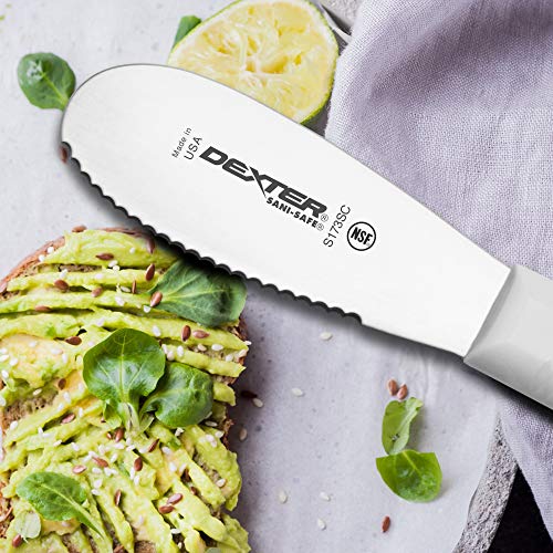 Dexter-Russell S173SCPCP scalloped edge for neat cutting of sandwiches