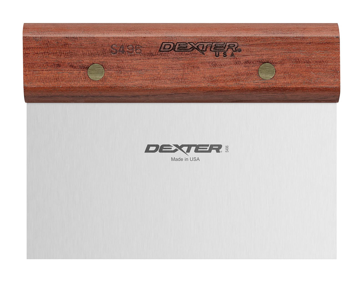 Dexter-Russell S496PCP traditional dough cutter front view for precise scraping