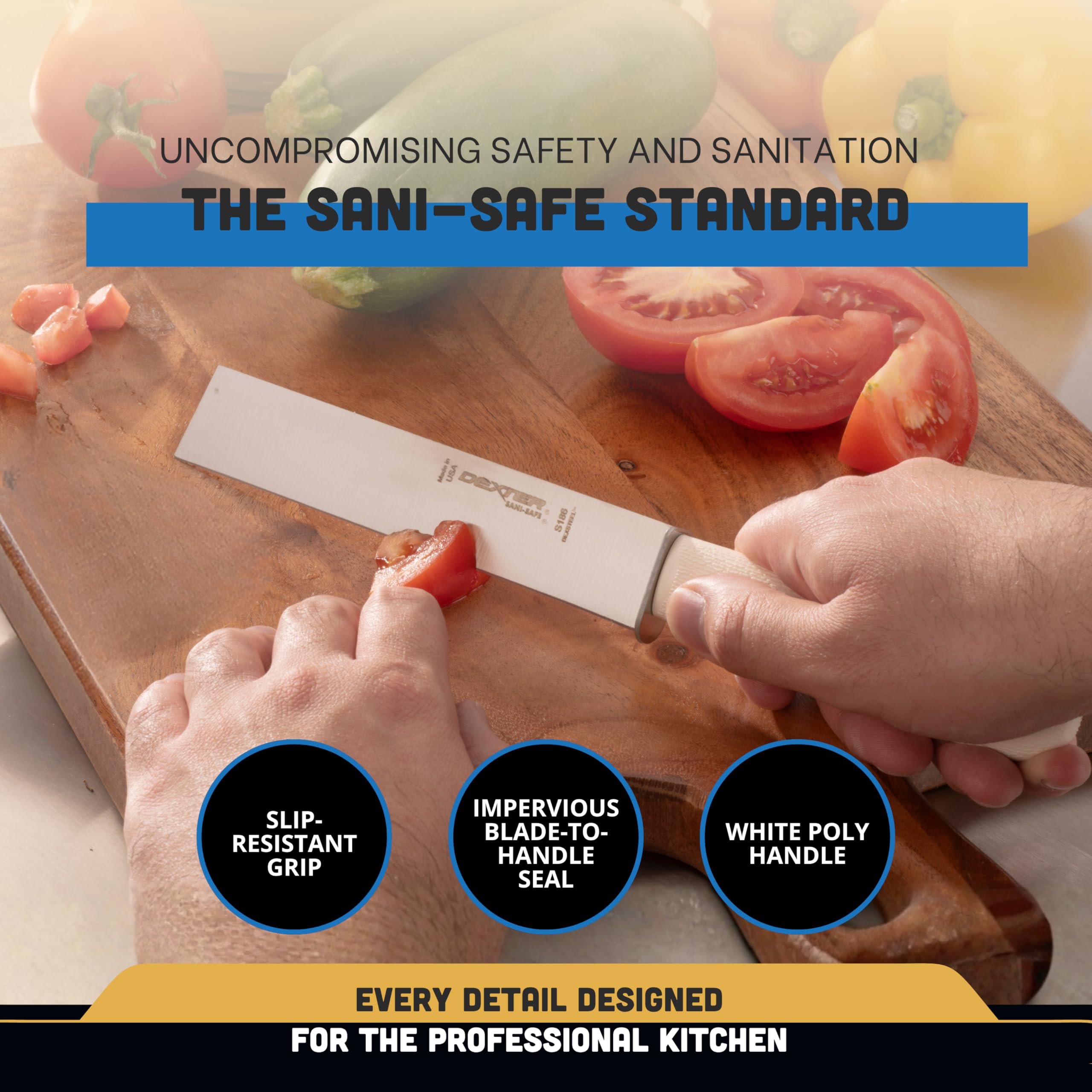 Dexter-Russell Sani-Safe 6in USA-made kitchen knife ready for professional-grade prep