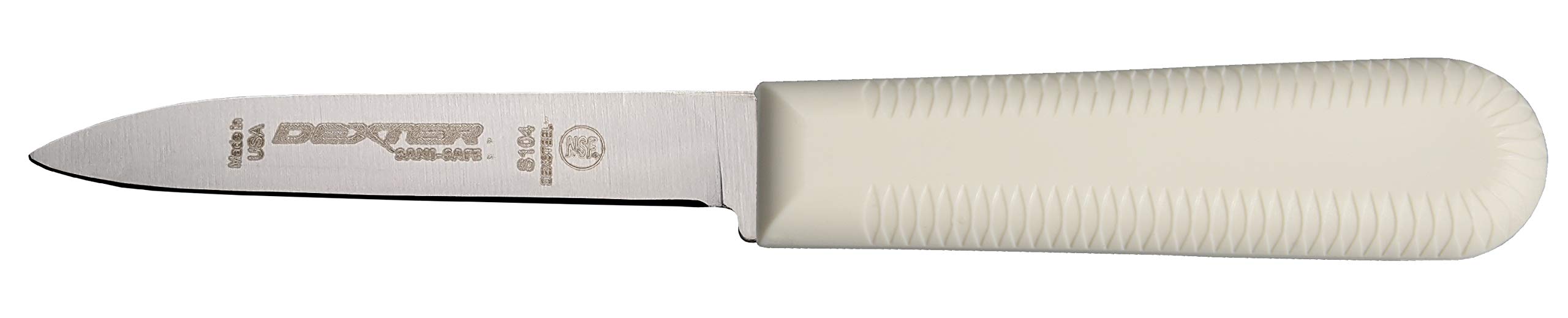 Dexter-Russell Sani-Safe S104SC-3RWC NSF-certified seal visible on packaging