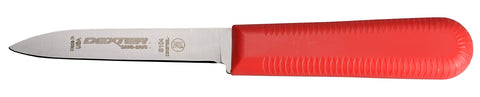 Dexter-Russell Sani-Safe S104SC-3RWC handle close-up with slip-resistant grip