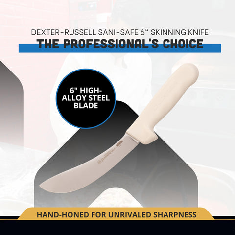 Dexter-Russell SB12-6 handle with slip-resistant texture for secure wet handling