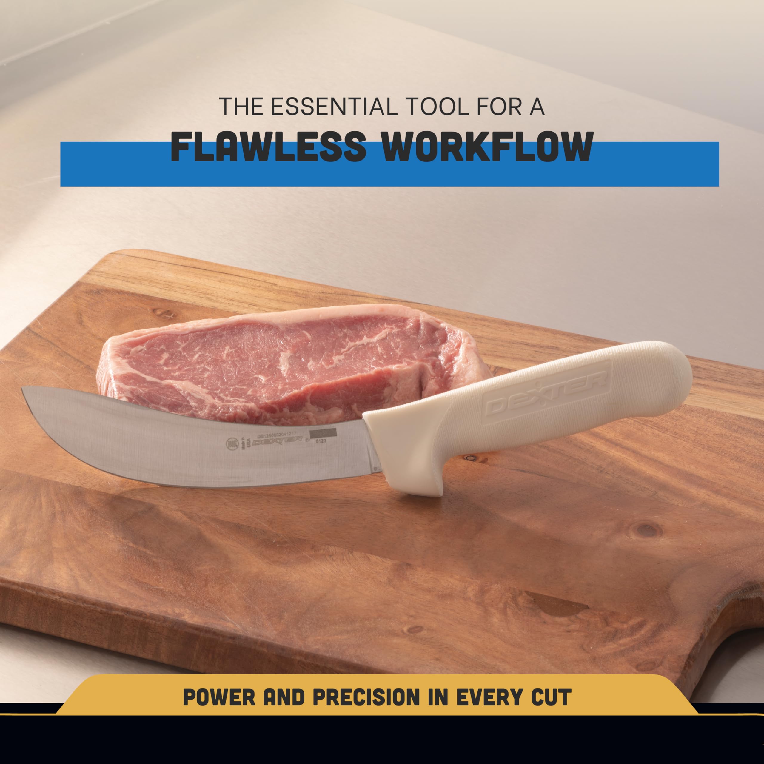 Dexter-Russell SB12-6 USA-made blade close-up highlighting durability
