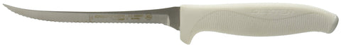 Dexter-Russell SofGrip 5-1-2-inch edge close-up for precise produce prep.
