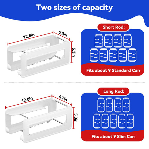 DEYILIAN two-unit dispenser demonstrates nine can capacity per unit